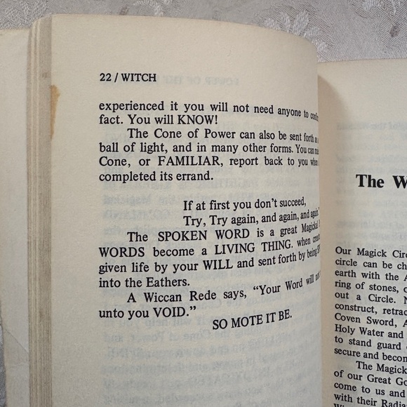 1973 Witch Lady Sheba Wicca Priestess Llewellyn Sabbat Magick Circle Spells - Picture 8 of 11